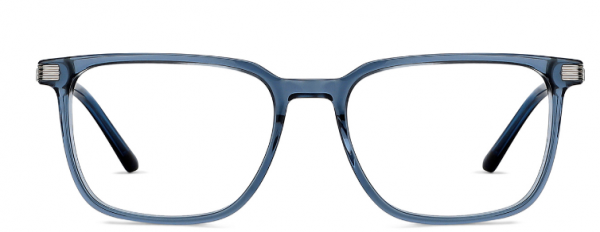 Vincent Chase (Blue Transparent Full Rim Square Eyeglasses)