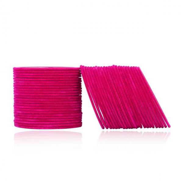 Magenta Velvet Bangles