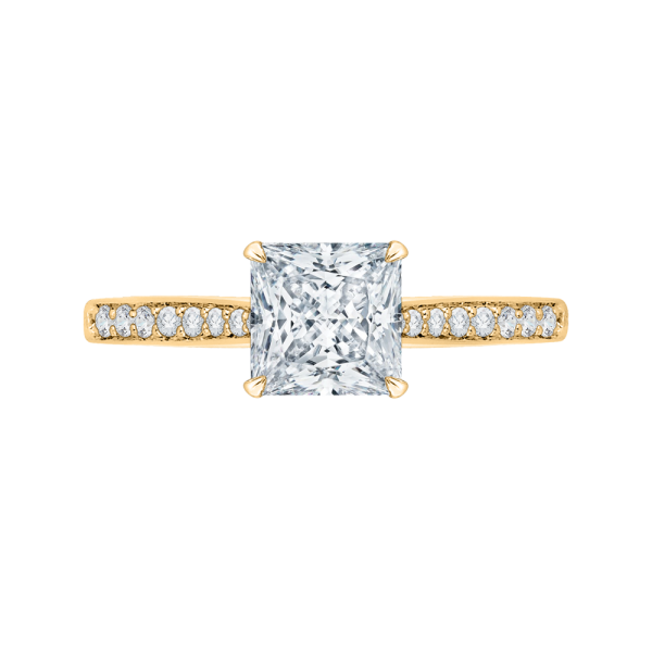 14K Yellow Gold Diamond Solitaire