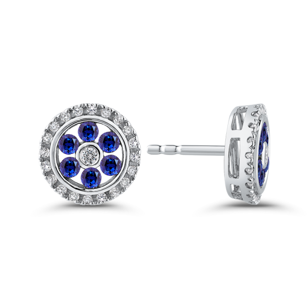 Sapphire Fashion Earrings