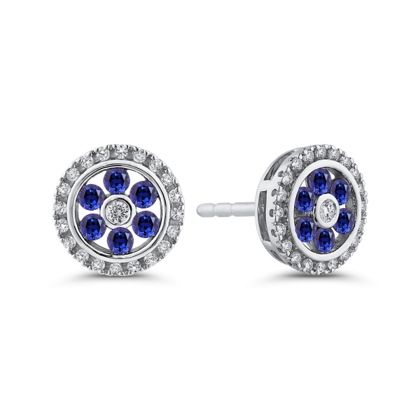 Sapphire Fashion Earrings