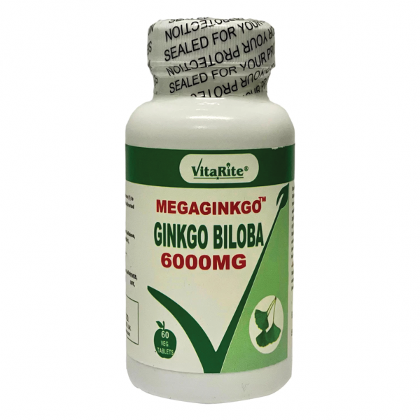 GINKGO BILOBA 6000MG V.TABS 60’S